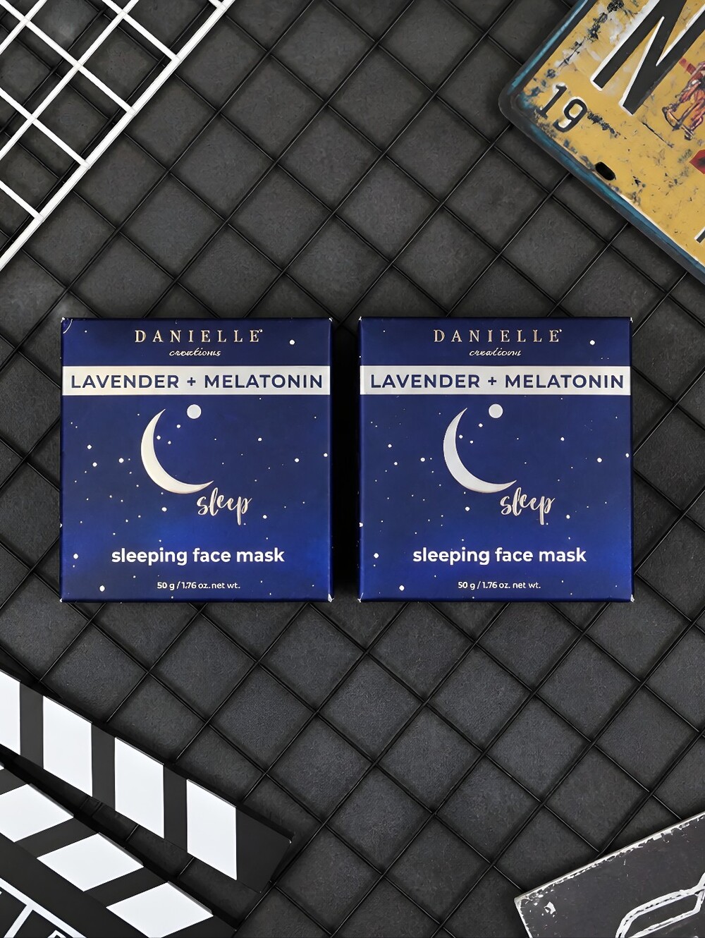 Danielle, Lavender + Melatonin Sleeping Face Mask - New- 50g.